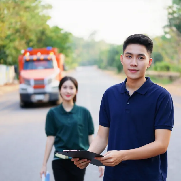 ตัวอย่างการรับความช่วยเหลือฉุกเฉินจากประกันรถบนท้องถนน