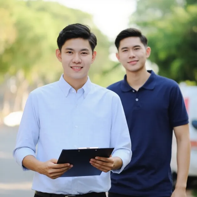 เจ้าหน้าที่จากบริษัทประกันภัยให้ความช่วยเหลือ ณ จุดเกิดเหตุ สร้างความมั่นใจให้ผู้ขับขี่
