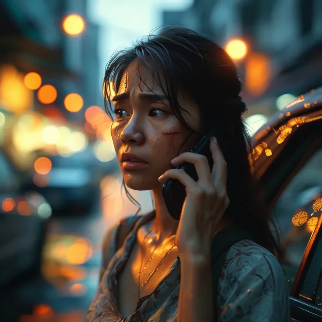 ภาพรถที่เสียหายจากอุบัติเหตุ พร้อมแสดงผลกระทบของการไม่มีประกันภัยรถยนต์ที่ครอบคลุม