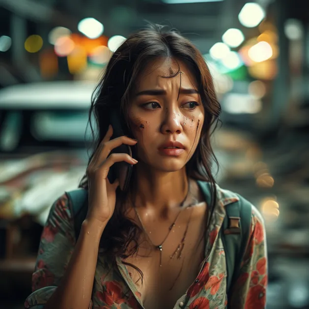 เจ้าของรถเผชิญความเครียดและเสียหายหลังชน แสดงให้เห็นถึงความสำคัญของประกันที่ดี