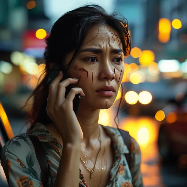 เจ้าของรถกำลังเผชิญความเครียดหลังเหตุการณ์ชน แสดงให้เห็นถึงภาระที่เกิดขึ้นโดยไม่ทันตั้งตัว