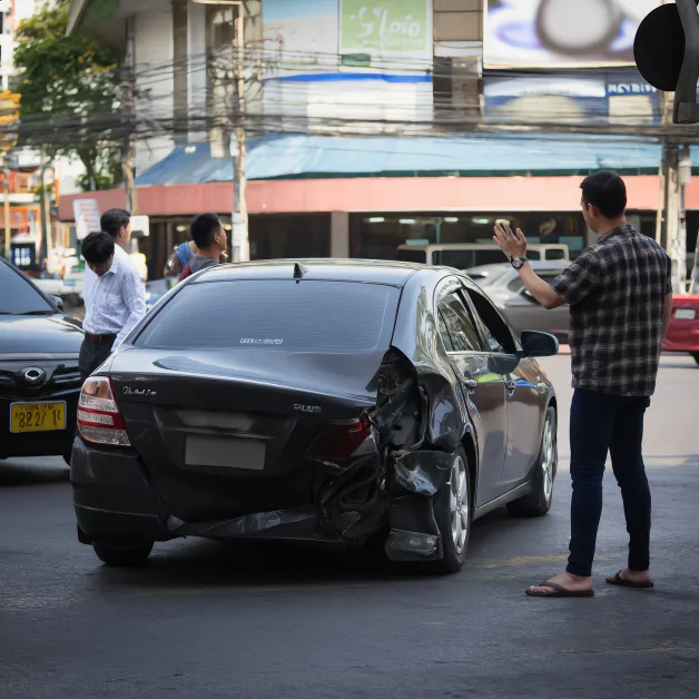 รถยนต์ถูกชนท้าย คนชนไม่มี ประกันรถยนออนไลน์